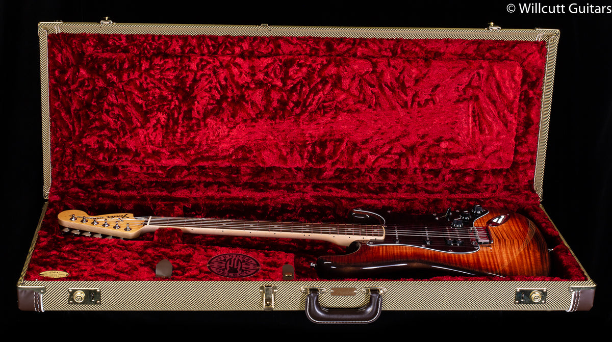 Fender Dealer Event Select Strat, Red/Black Flame
