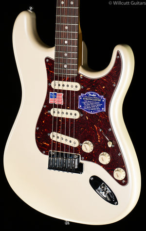 Fender American Deluxe Stratocaster Olympic Pearl