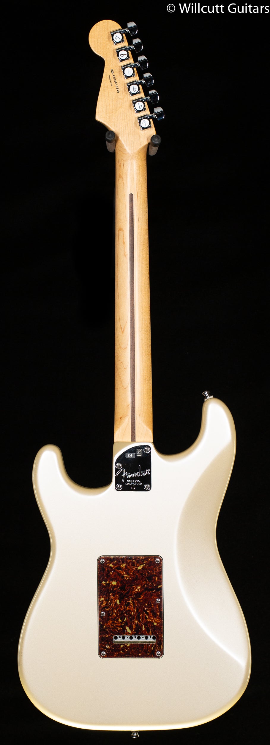 Fender American Deluxe Stratocaster Olympic Pearl Rosewood