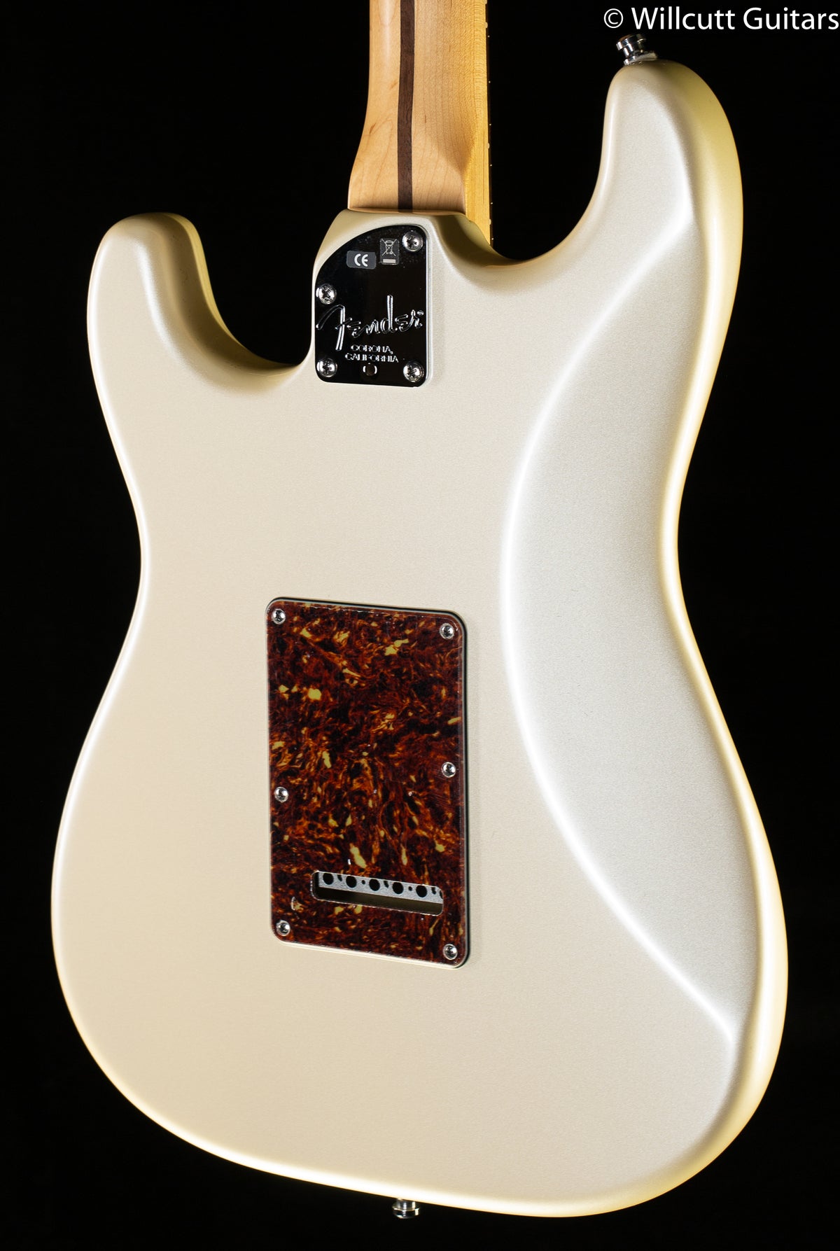 Fender American Deluxe Stratocaster Olympic Pearl Rosewood
