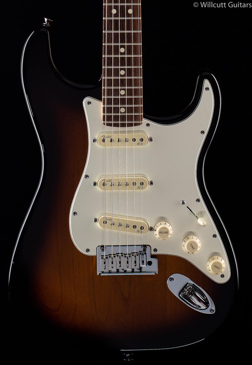 taimu　American Design Stratocaster Fender American Design Strat 2-Tone, Surf/Sonic Blue