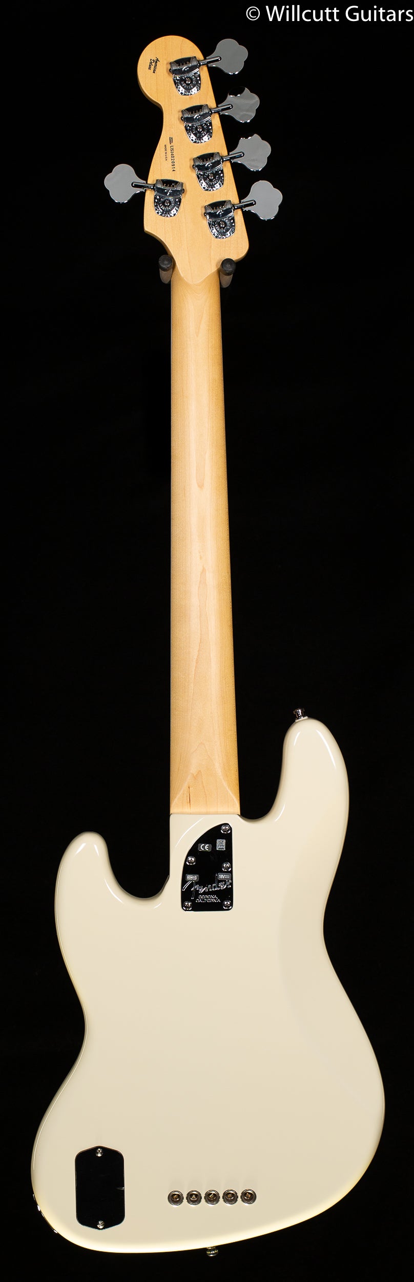 Fender American Deluxe Jazz Bass V Olympic White Rosewood 