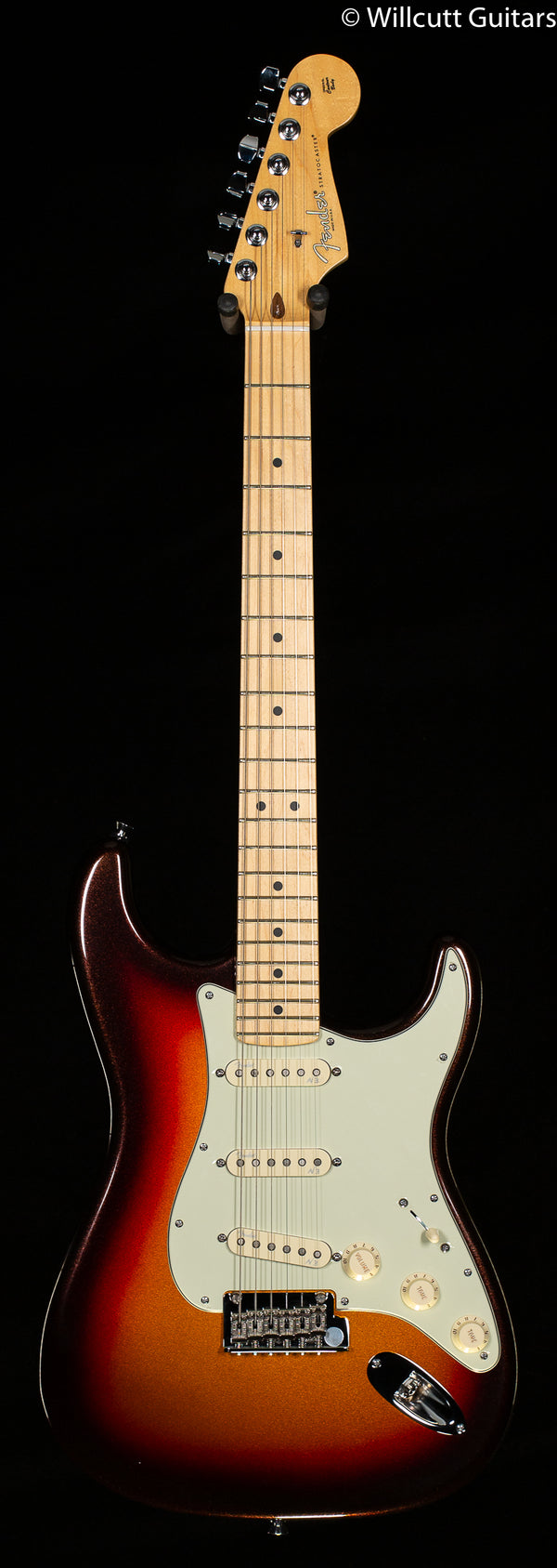 Fender American Deluxe Strat® Plus Mystic 3 Color Sunburst Maple DEMO -  Willcutt Guitars