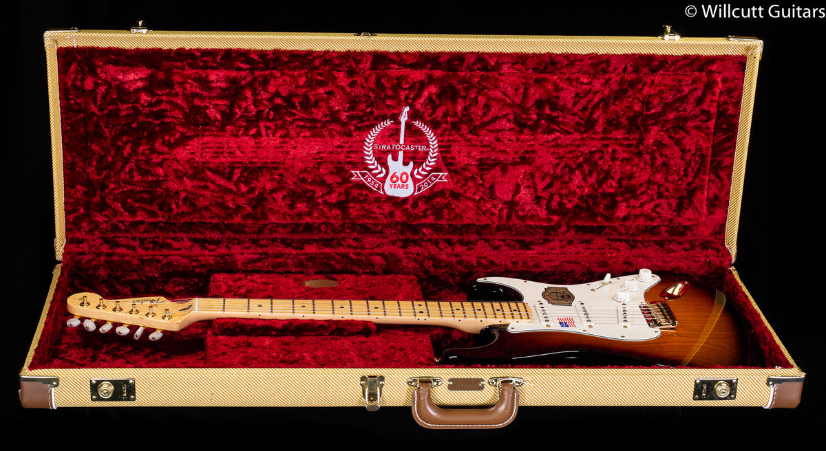 Fender 60th Anniversary Commemorative Stratocaster Maple Fingerboard 2-Color Sunburst