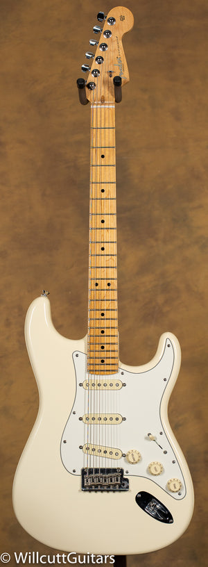 2015 Fender American Standard Stratocaster Olympic White Maple