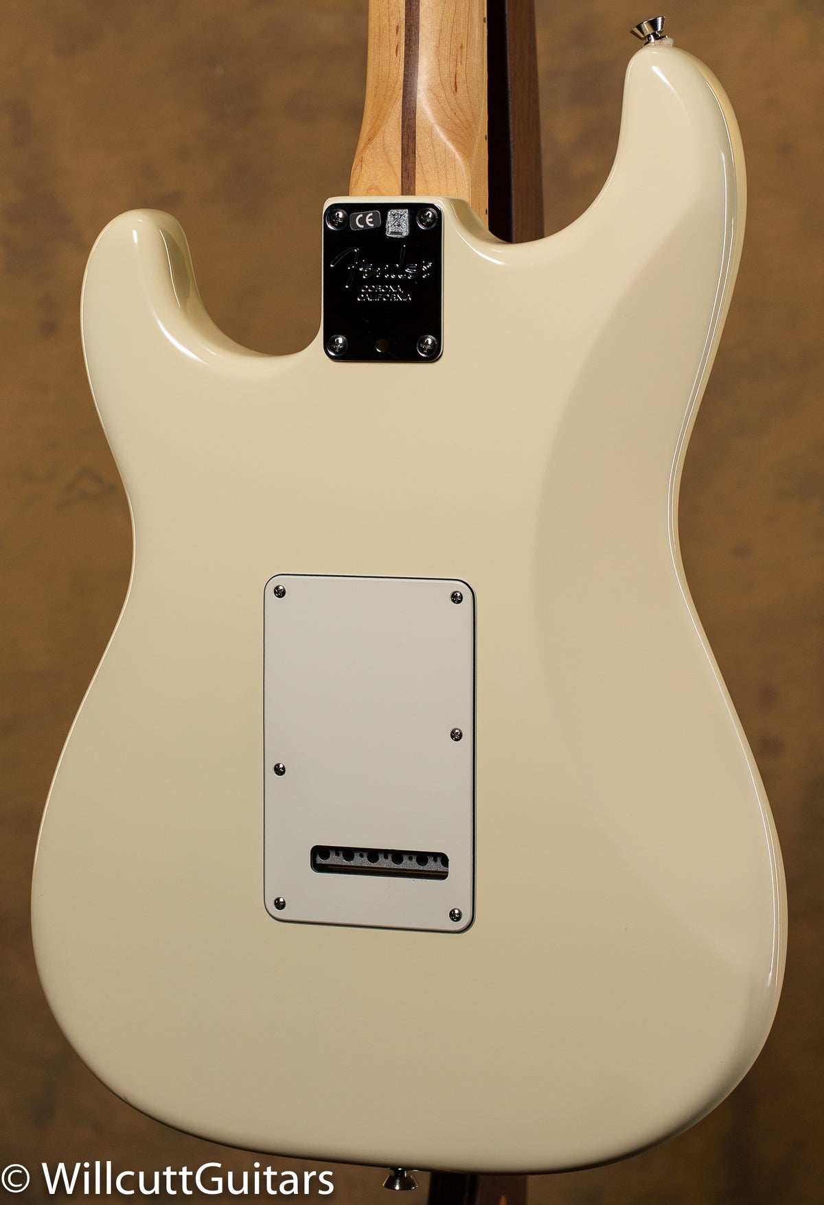 2015 Fender American Standard Stratocaster Olympic White Maple