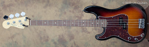Fender American Standard Precision Bass 3-Tone Sunburst Lefty USED