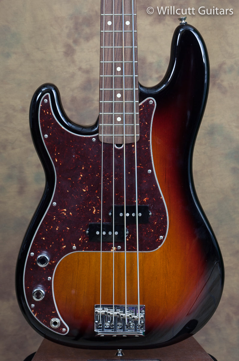 Fender American Standard Precision Bass 3-Tone Sunburst Lefty USED