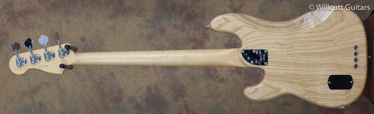 Fender American Elite Precision Bass Natural Ash USED