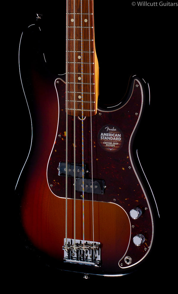 ベース Fender Precision Bass American standard Fender American Standard Precision Bass - 3-tone Sunburst
