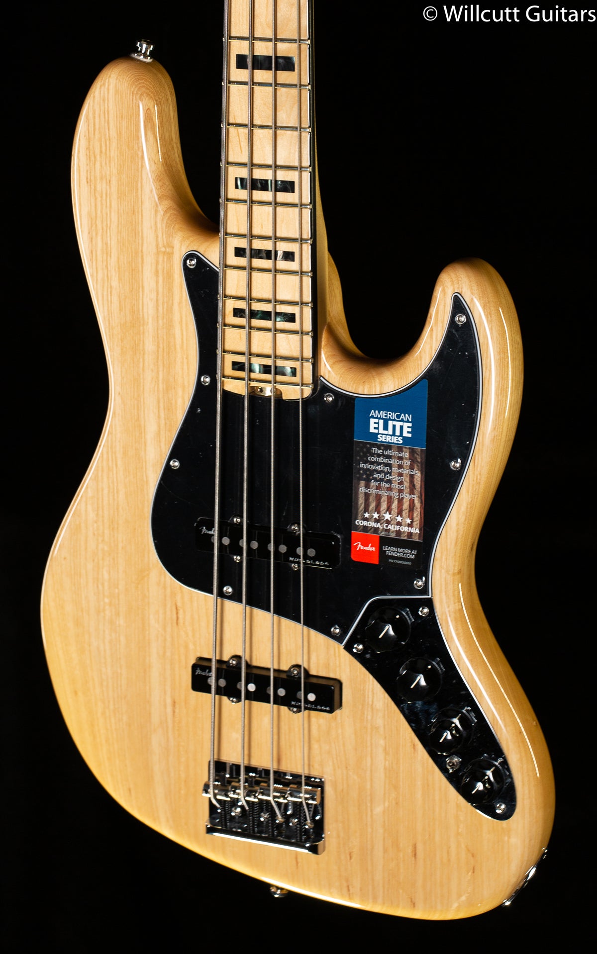 Fender American Elite Jazz Bass Natural