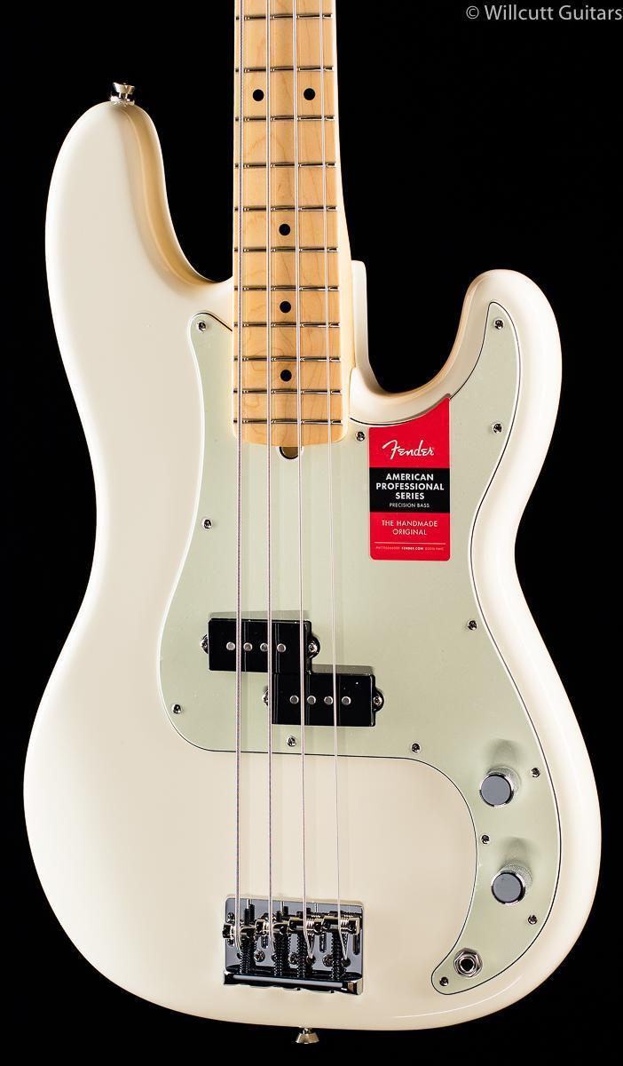 Fender American Professional Precision Bass Olympic White Maple