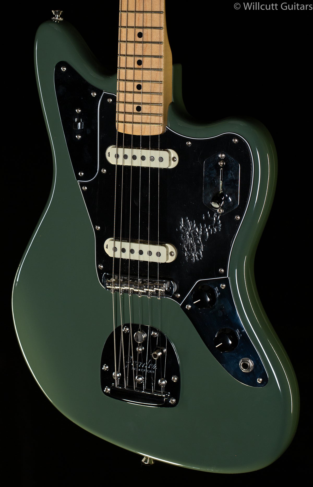 Fender American Professional Jaguar Antique Olive Maple Neck DEMO