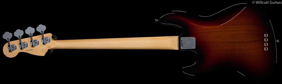 Fender American Professional Jazz Bass Fretless 3-Tone Sunburst Rosewood Bass Guitar (895)