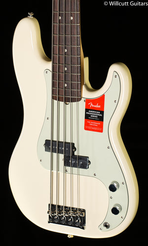 Fender American Professional Precision Bass V Olympic White