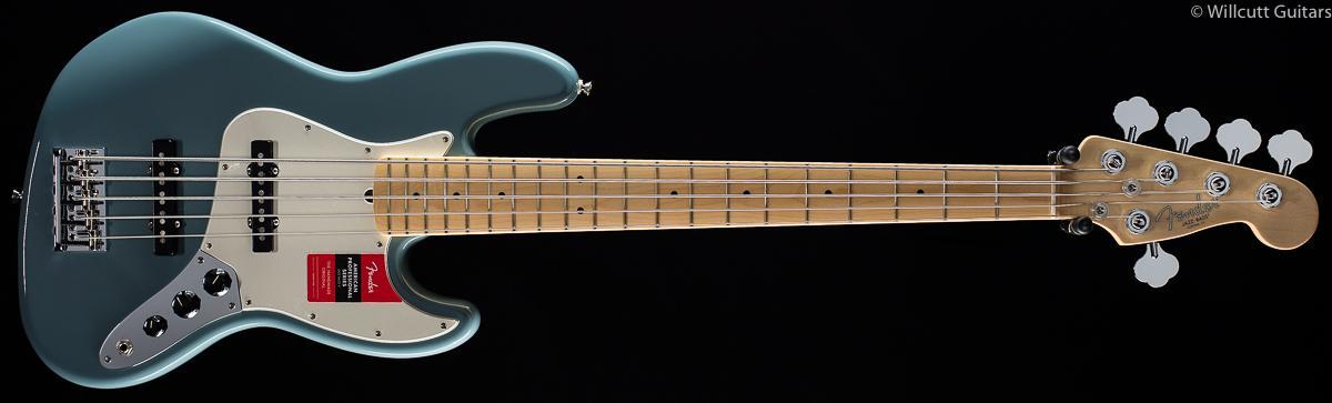 Fender American Professional Jazz Bass V Sonic Grey Maple Bass 