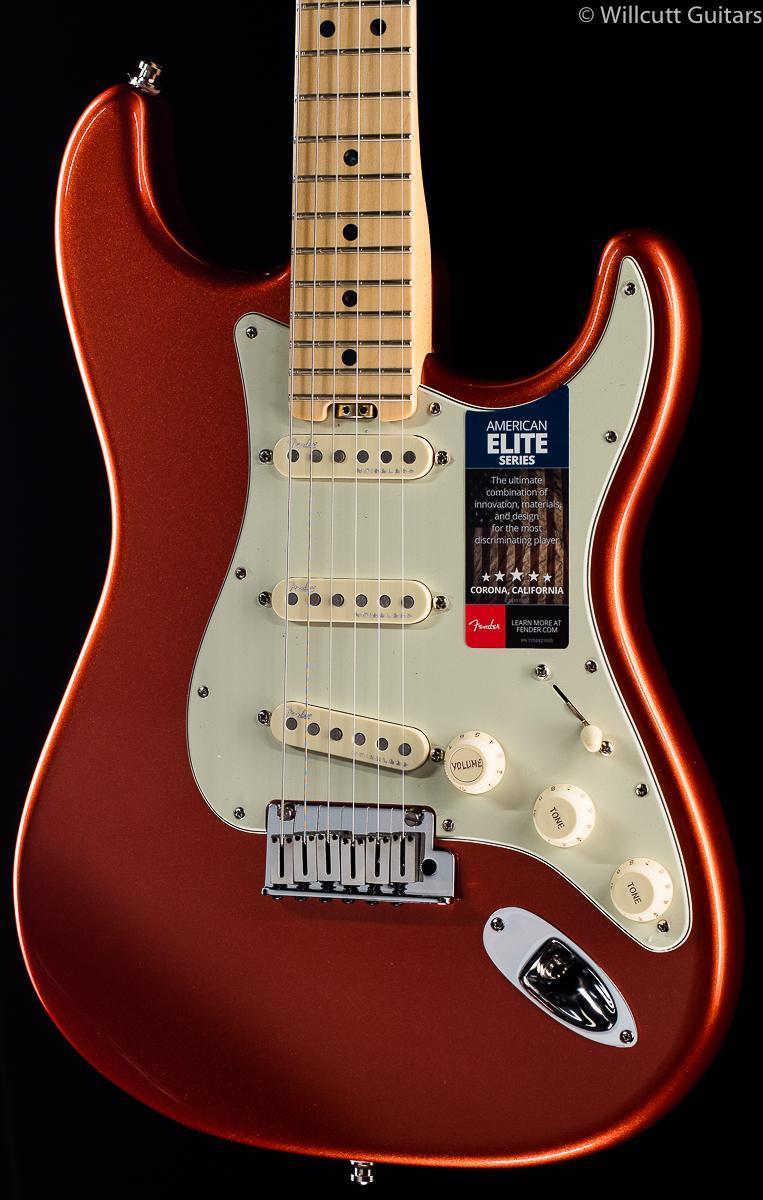 Fender American Elite Stratocaster Autumn Blaze Metallic