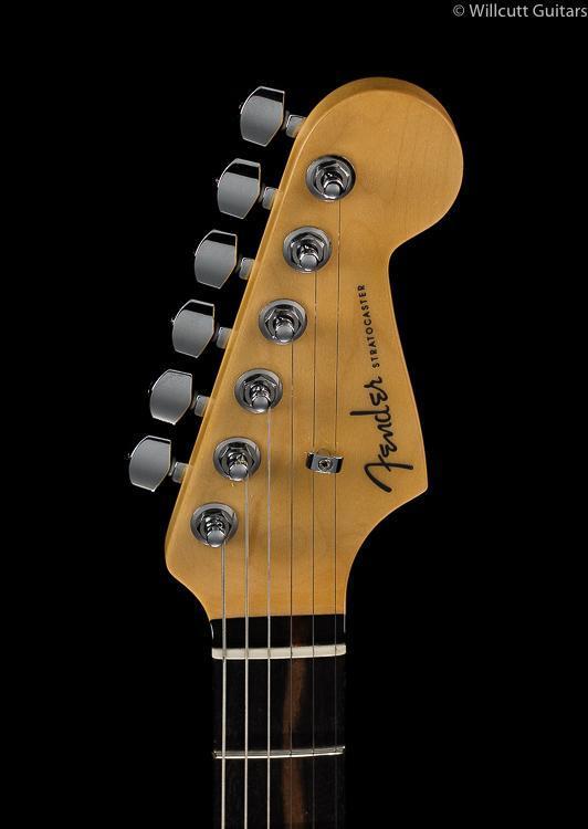 Fender American Elite Stratocaster Olympic Pearl Ebony - Willcutt 