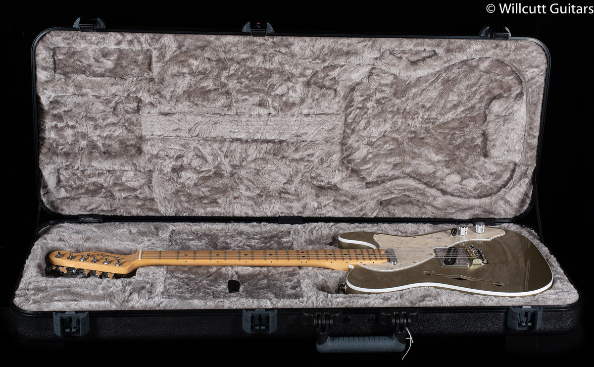 Fender American Elite Telecaster Thinline Champagne USED