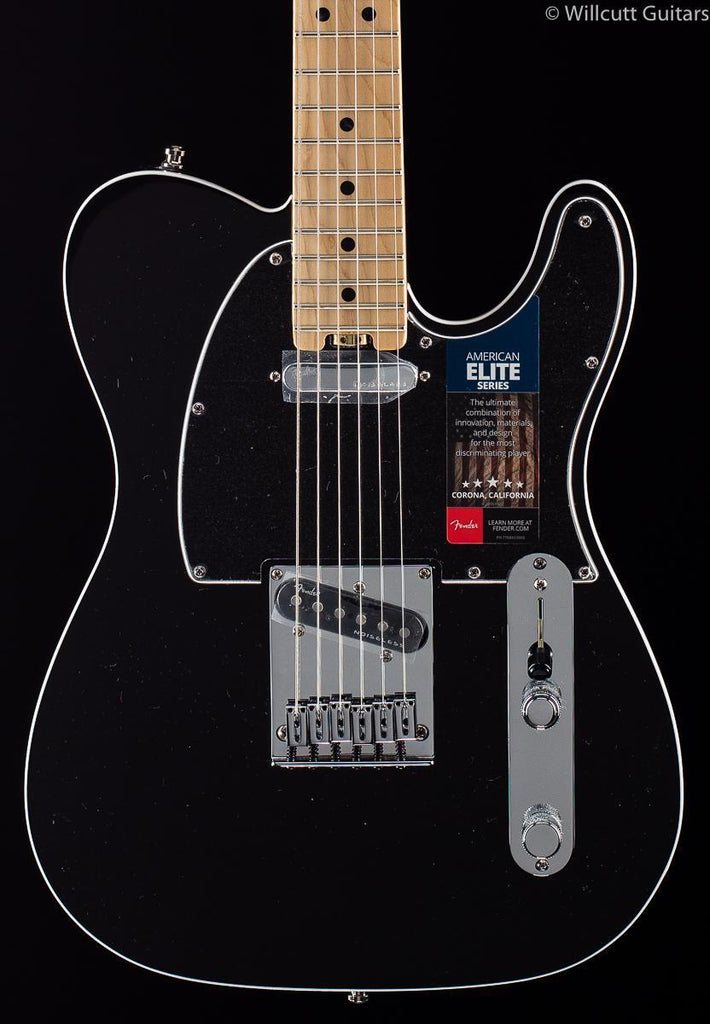 Fender American Elite Telecaster Mystic Black Maple - Willcutt Guitars