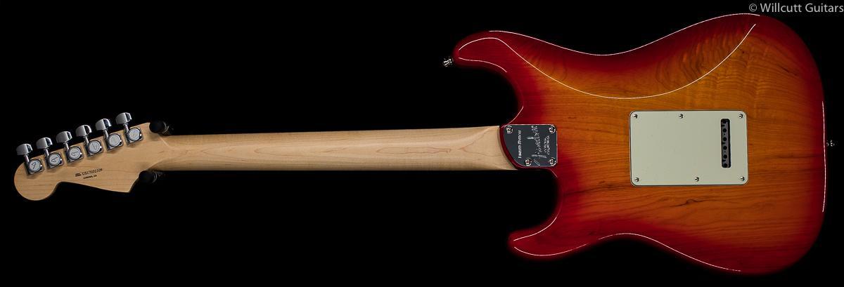 Fender American Elite Stratocaster Aged Cherry Burst Ebony