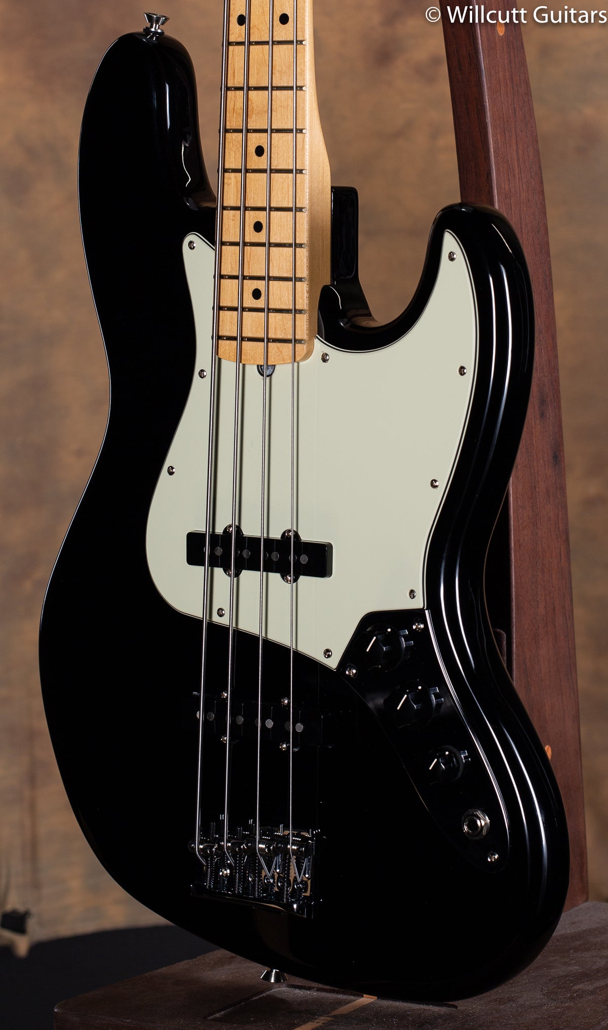 Fender American Professional Jazz Bass Black Maple USED
