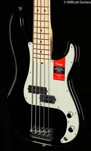 Fender American Professional Precision Bass V Black Maple