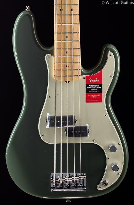 Fender American Professional Precision Bass V Antique Olive Maple