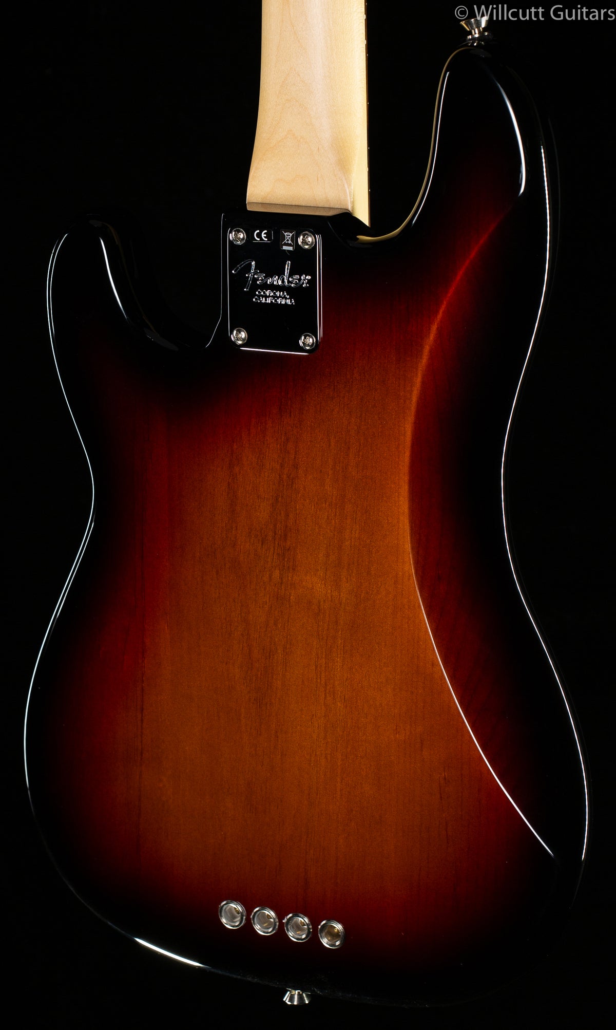 Fender American Professional Precision Bass 3-Tone Sunburst Rosewood Bass Guitar