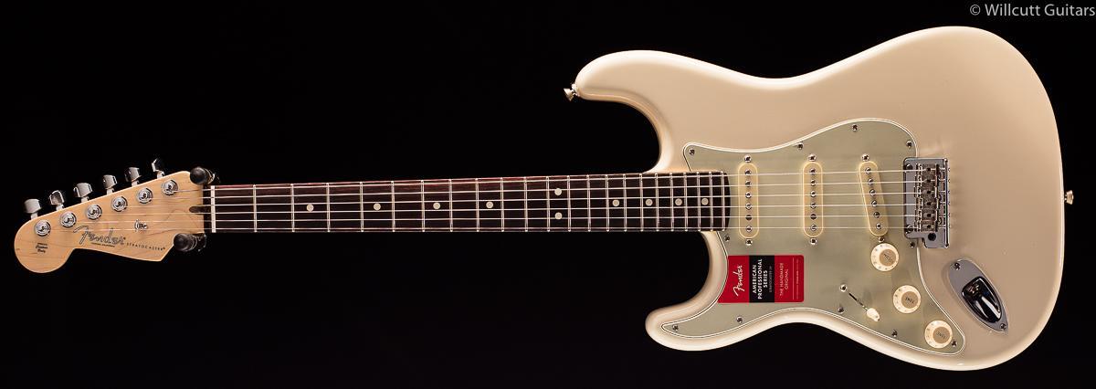 Fender American Professional Stratocaster Olympic White Rosewood Lefty