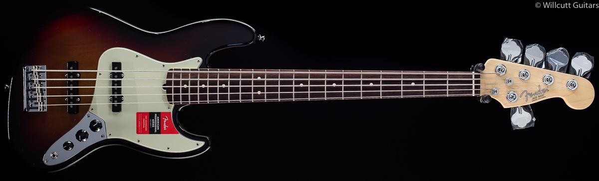 Fender American Professional Jazz Bass V 3-Tone Sunburst Rosewood (522)