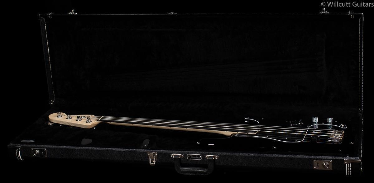 Fender Artist Series Tony Franklin Fretless Precision Bass Black Bass Guitar