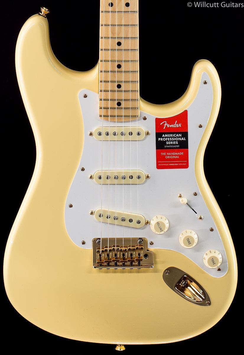 Fender Limited Edition American Professional Strat Vintage White Gold  Hardware (018)