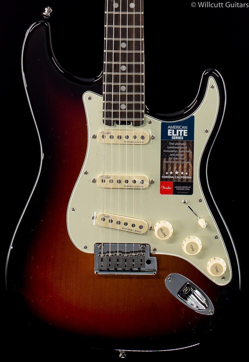 Fender American Elite Stratocaster 3-Tone Sunburst - Willcutt Guitars