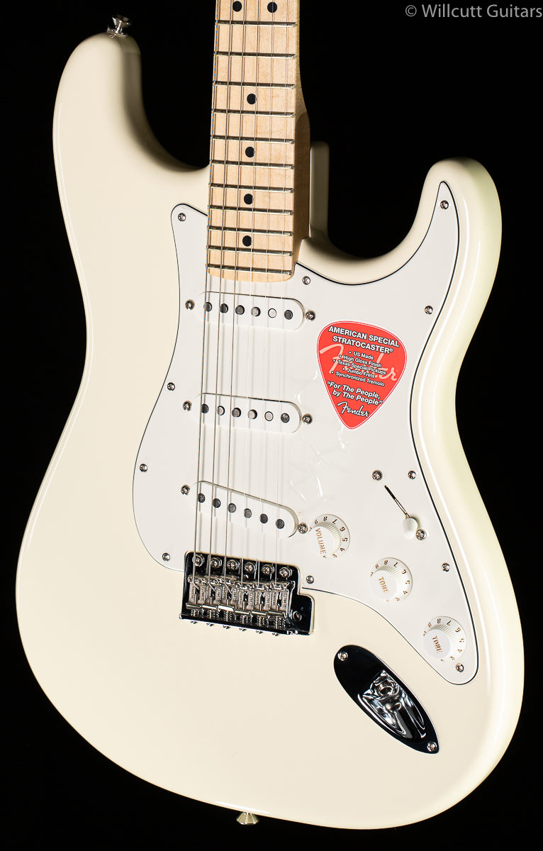 Fender American Special Stratocaster Olympic White - Willcutt Guitars