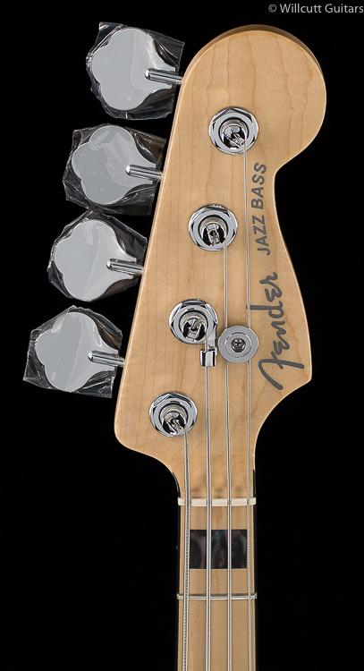 Fender American Elite Jazz Bass Satin Ice Blue Metallic Maple