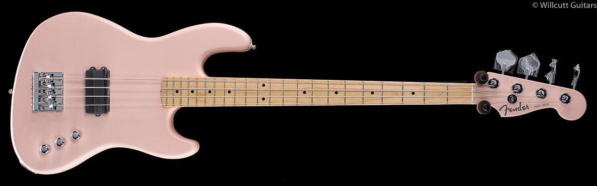 Fender Flea Signature Active Jazz Bass Shell Pink Bass Guitar