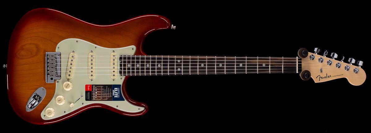 Fender American Elite Stratocaster Tobacco Sunburst Ebony