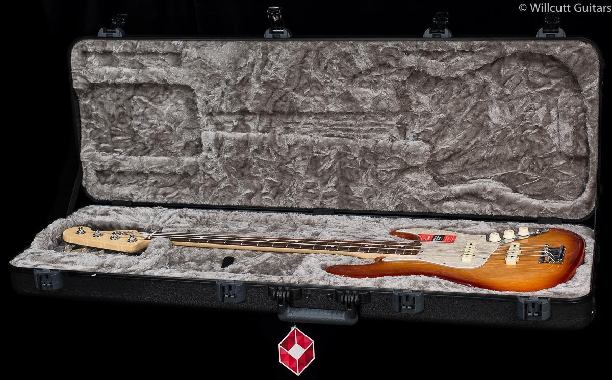 Fender Limited Edition Lightweight Ash American Professional Jazz Bass Sienna Sunburst Bass Guitar