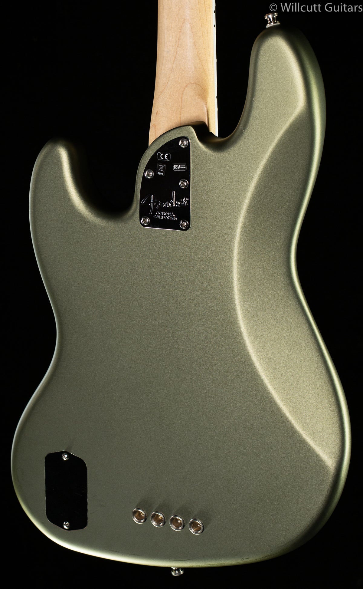 Fender American Elite Jazz Bass Satin Jade Pearl Metallic