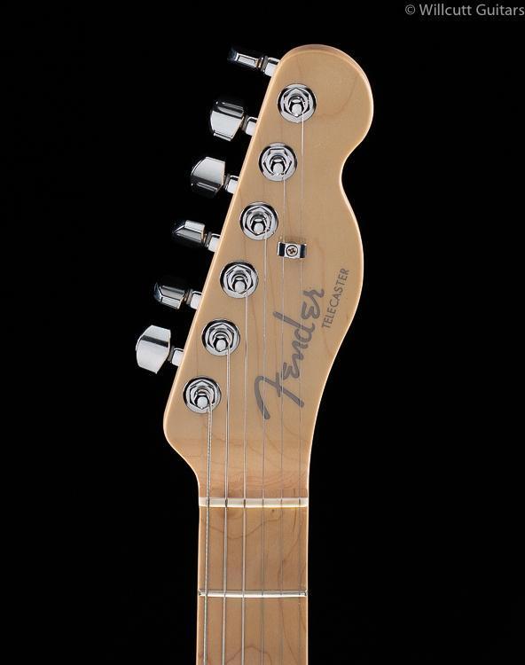 Fender American Elite Thinline Telecaster Jade Pearl Metallic Maple