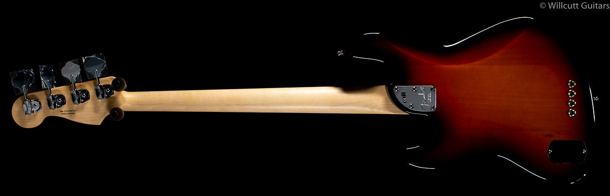 Fender American Elite Jazz Bass 3-Tone Sunburst Ebony