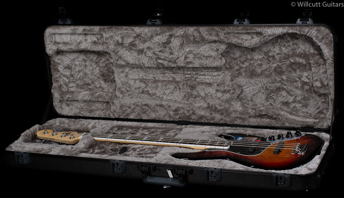 Fender American Elite Jazz Bass 3-Tone Sunburst Ebony