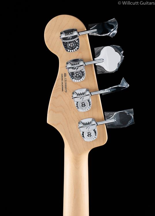 Fender American Elite Jazz Bass Satin Ice Blue Metallic Maple