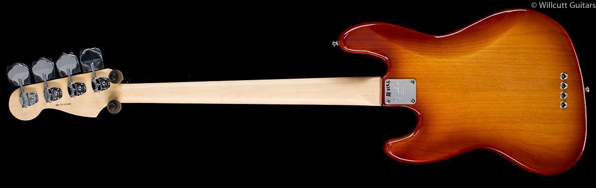 Fender Limited Edition Lightweight Ash American Professional Jazz Bass Sienna Sunburst Bass Guitar