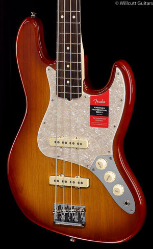 Fender Limited Edition Lightweight Ash American Professional Jazz Bass Sienna Sunburst Bass Guitar