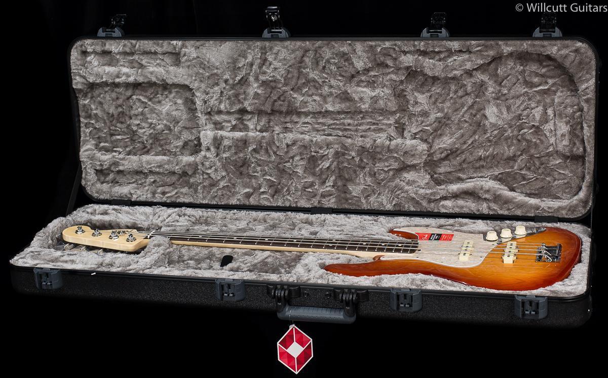 Fender Limited Edition Lightweight Ash American Professional Jazz Bass Sienna Sunburst Bass Guitar