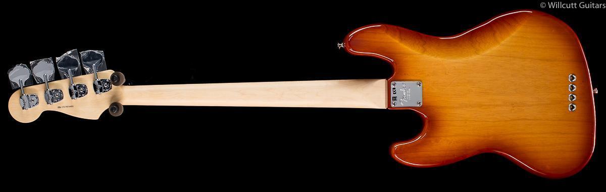 Fender Limited Edition Lightweight Ash American Professional Jazz Bass Sienna Sunburst Bass Guitar