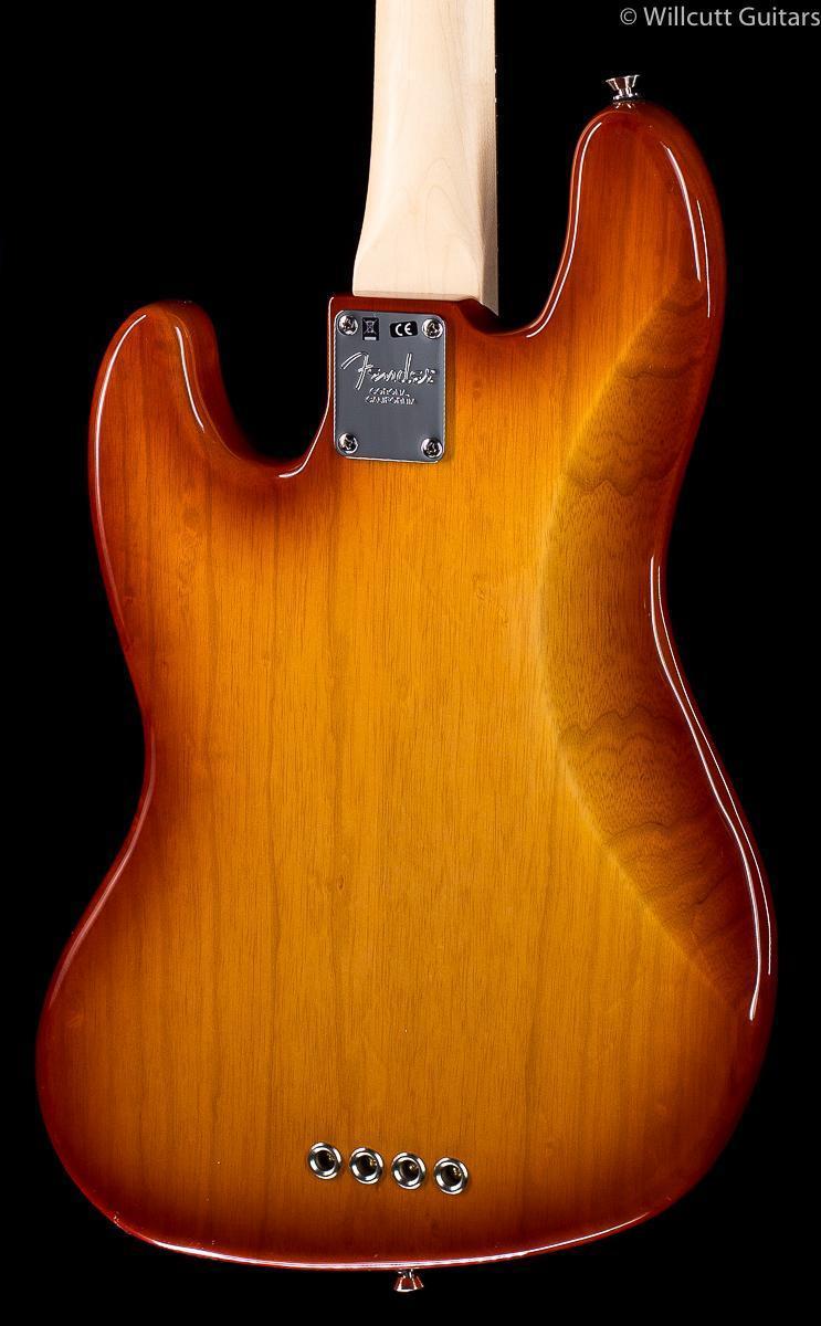 Fender Limited Edition Lightweight Ash American Professional Jazz Bass Sienna Sunburst Bass Guitar