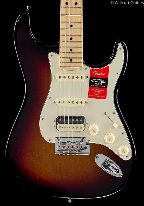 Fender AmericanProfessionalStratocaster® Fender American Pro Stratocaster Maple Guitar 3-Color Sunburst